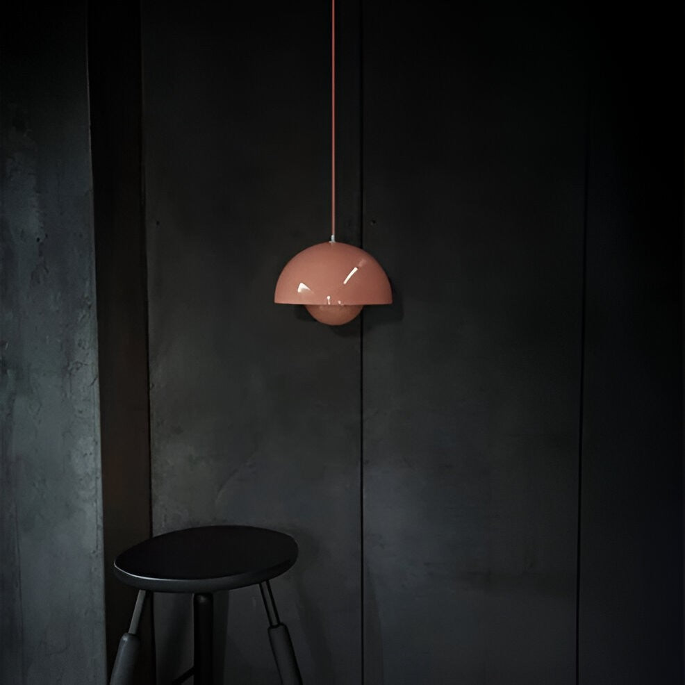 Nordic Macaron Semicircle Dome Pendant Light