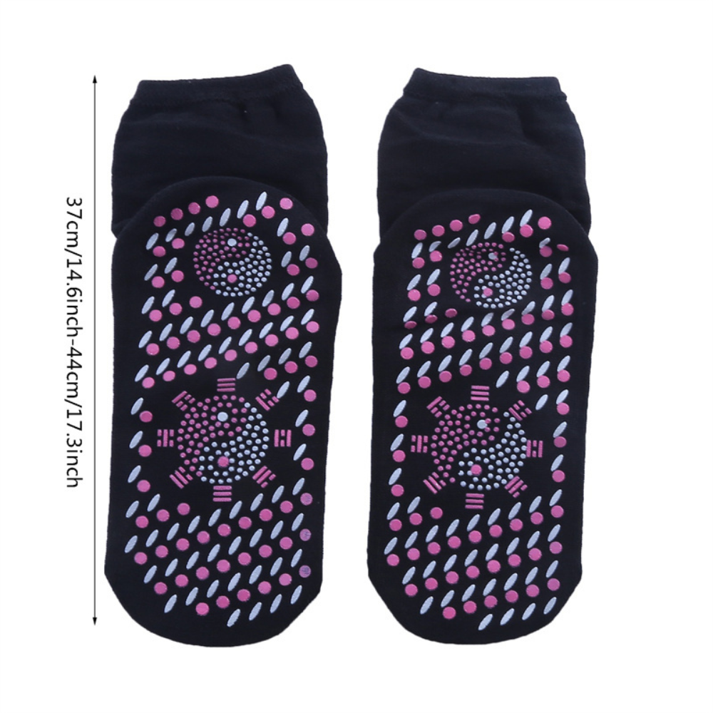 Heated Socks with Removable Rechargeable Battery Packs, Adjustable Heat Levels and a Breathable Stretch Knit