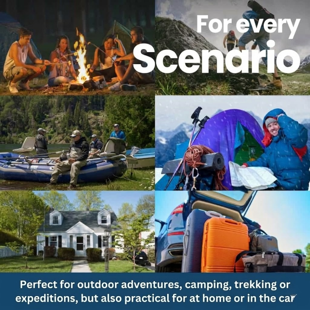 Survival Master Kit, Outdoor Adventure and Emergency Gear Set