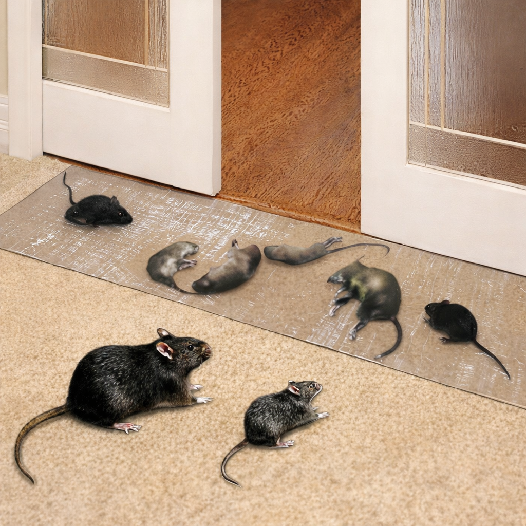 Sticky Pest Control Boards with High Viscosity Adhesive and Moisture Resistant Plastic