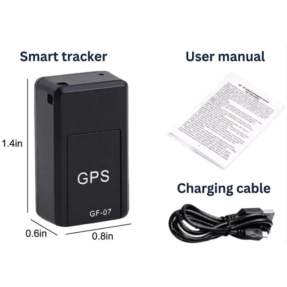 Magnetic Mini GPS Tracker, Compact Wireless Real-Time Locator