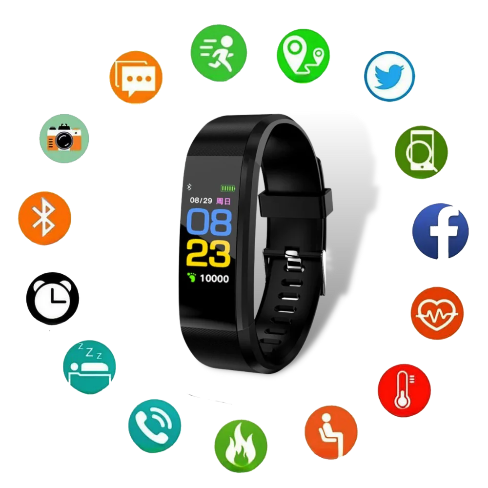 Smartwatch with Activity Tracking and Wellness Features