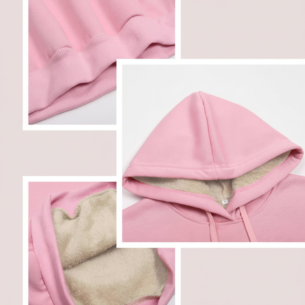 Mera Fleece Hoodie for Cozy Warmth and Style