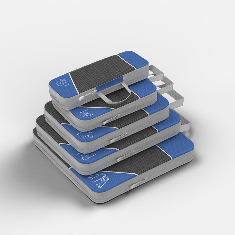 Compression Packing Cubes with Double Zip Compression System