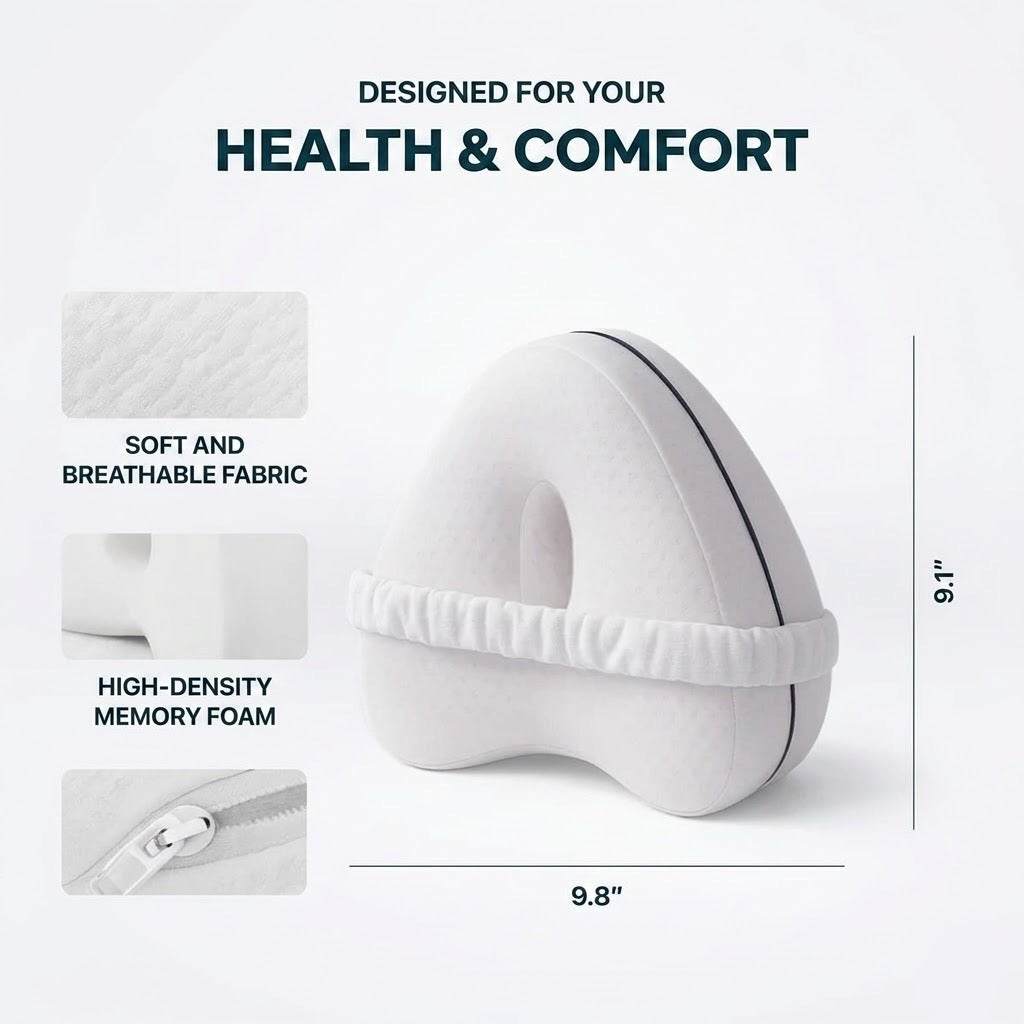 Orthopedic Knee Pillow Memory Foam Cushion