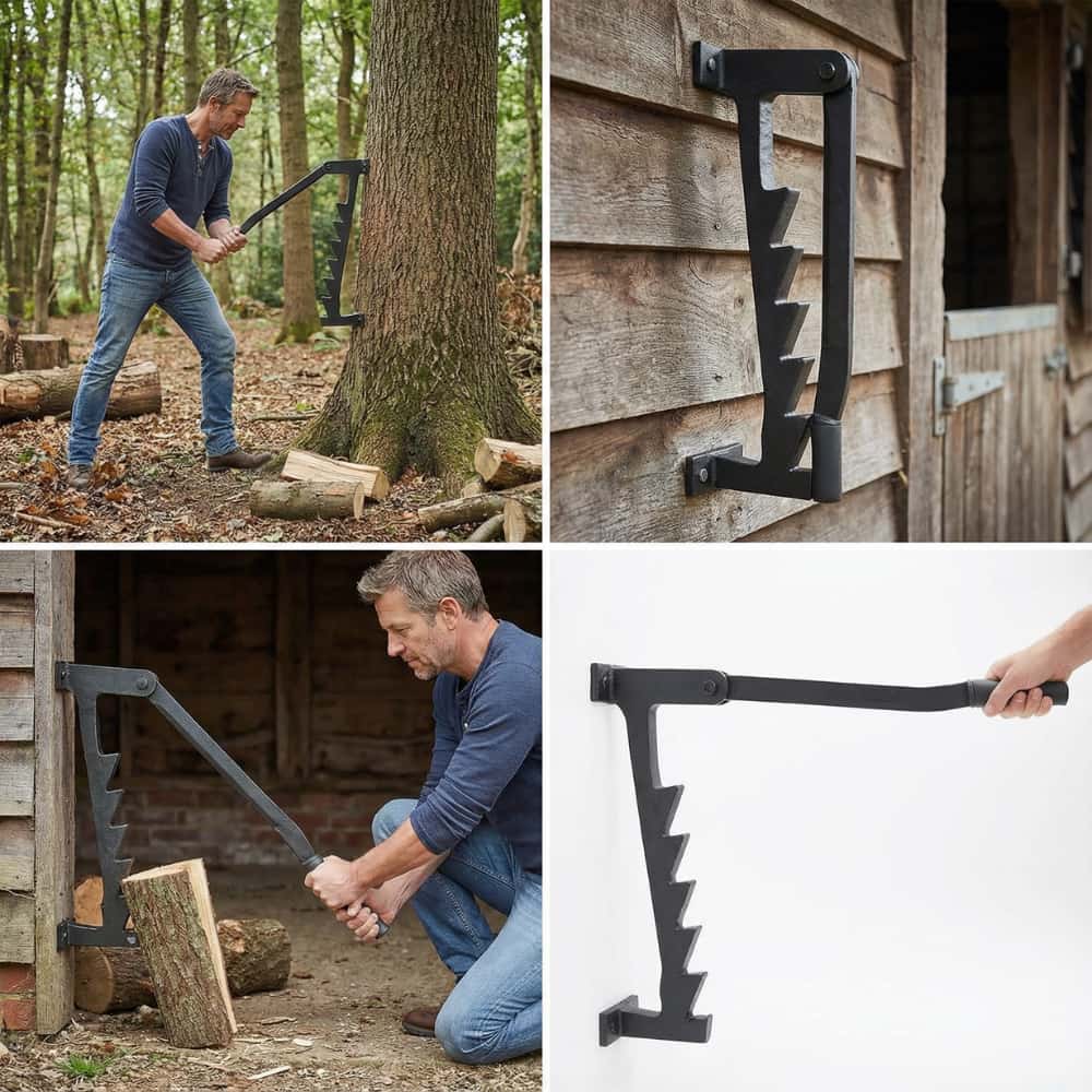 Obsetic Manual Firewood Splitter Wall Mount