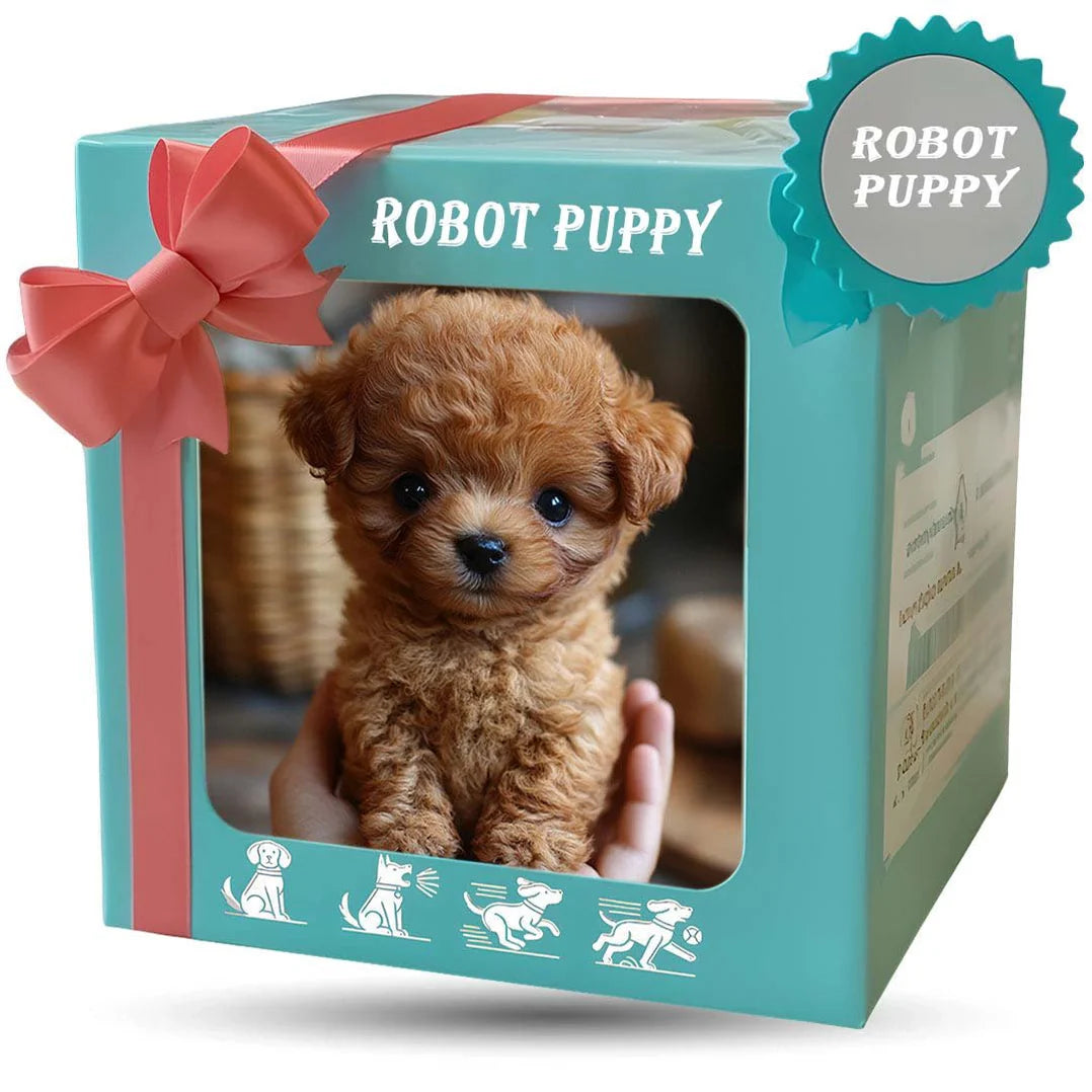 Interactive Plush Robotic Puppy with Touch Activated Movement