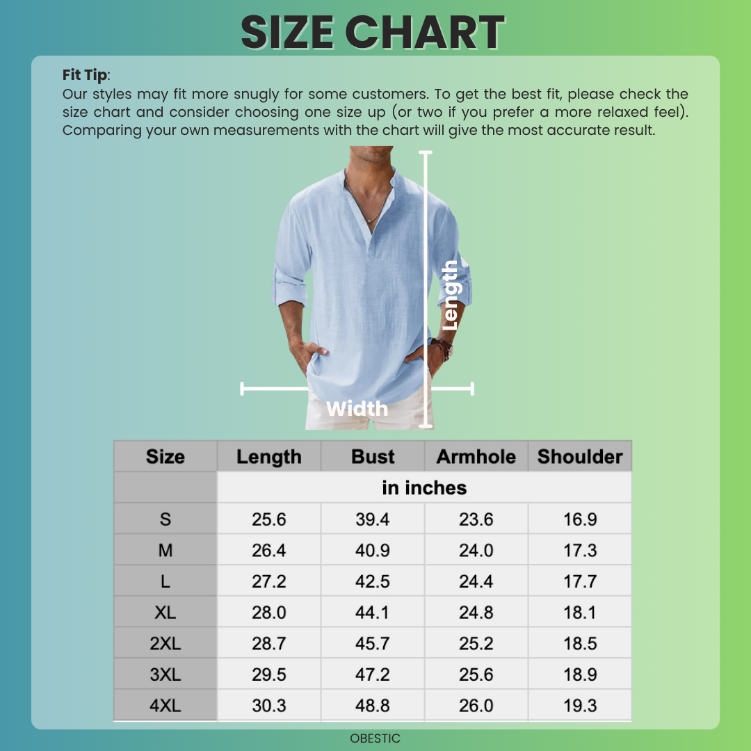 Breathable Linen Button-Down Shirt with Rollable Sleeves and Hip-Length Cut