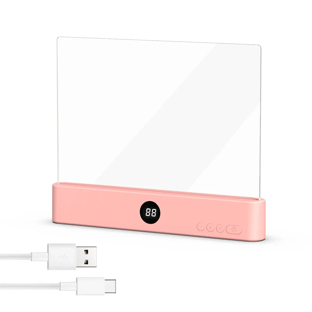 LED Book Light with Flexible Clip and Rechargeable Power