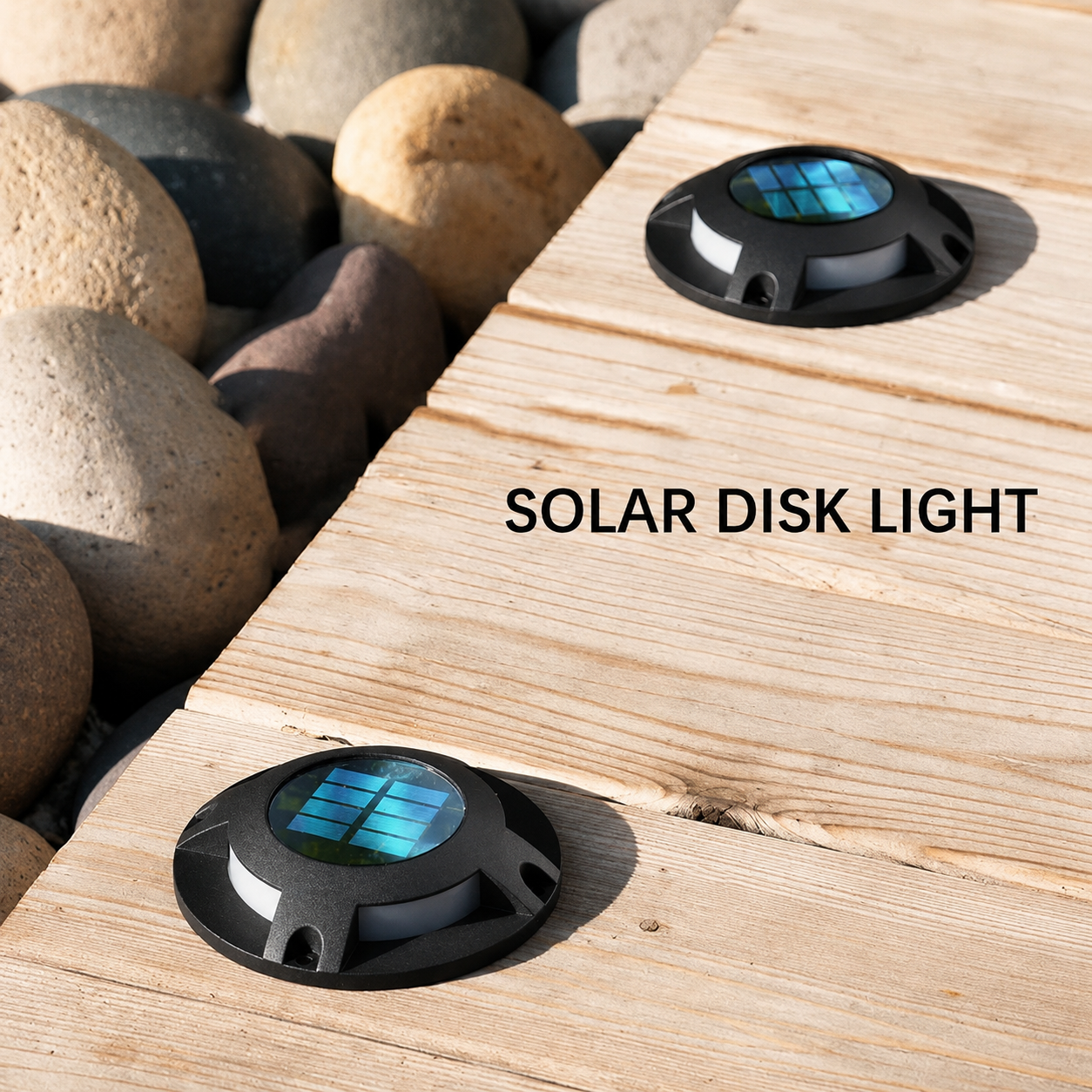 Outdoor Solar Pathway Light with Automatic Dusk Sensor and 80 Hour Runtime