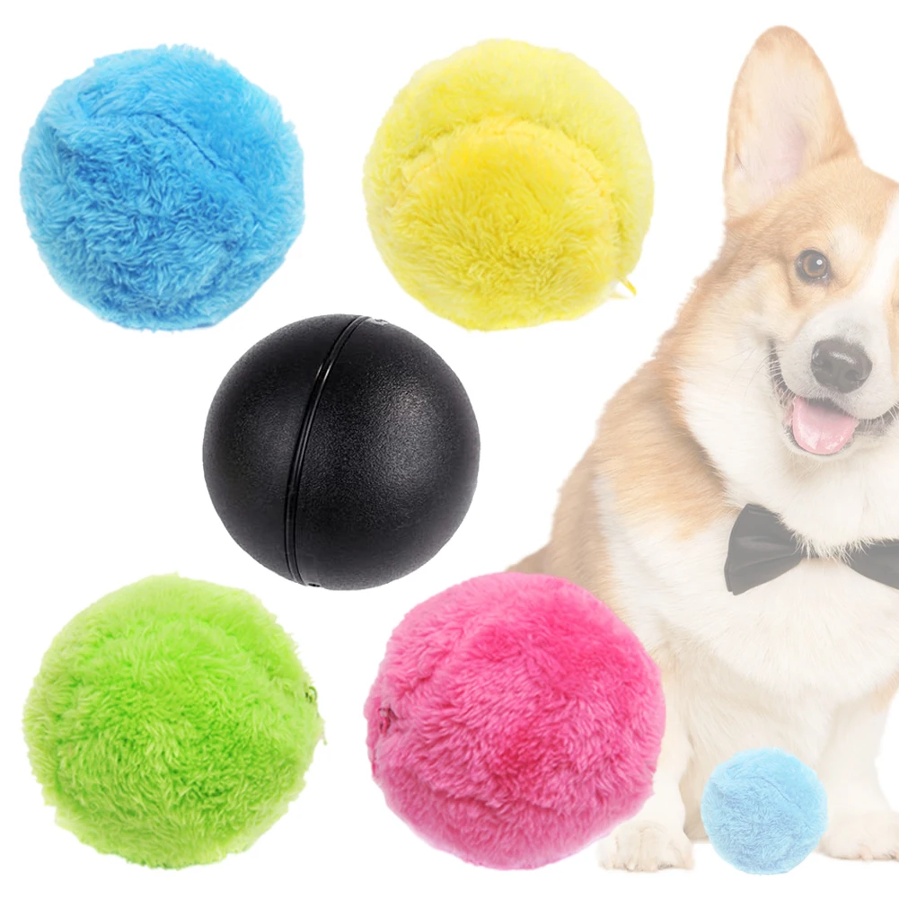Interactive Dog Toy Ball with Motion Sensors and Washable Cover