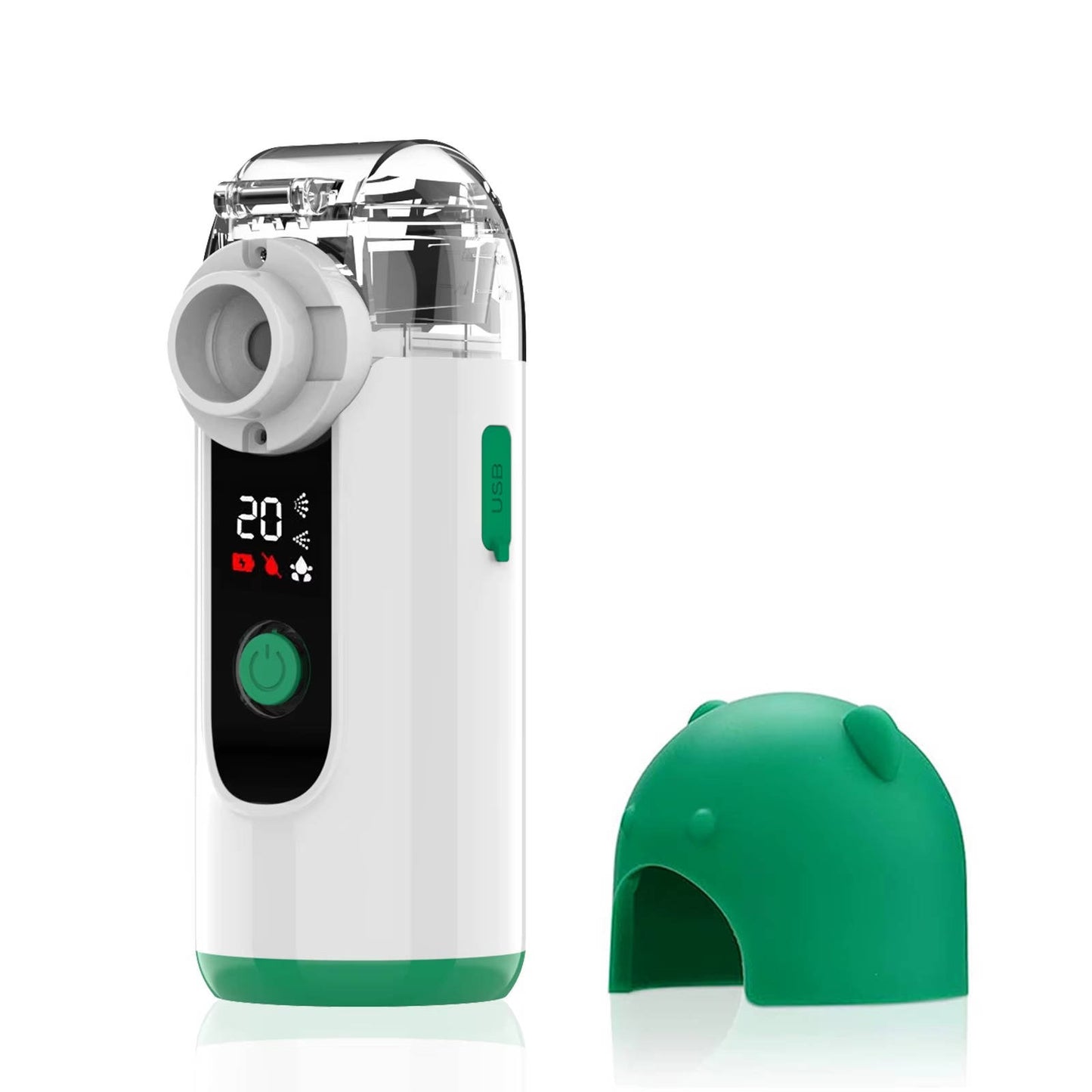 Portable USB Rechargeable Mist Inhaler Device with LED Display