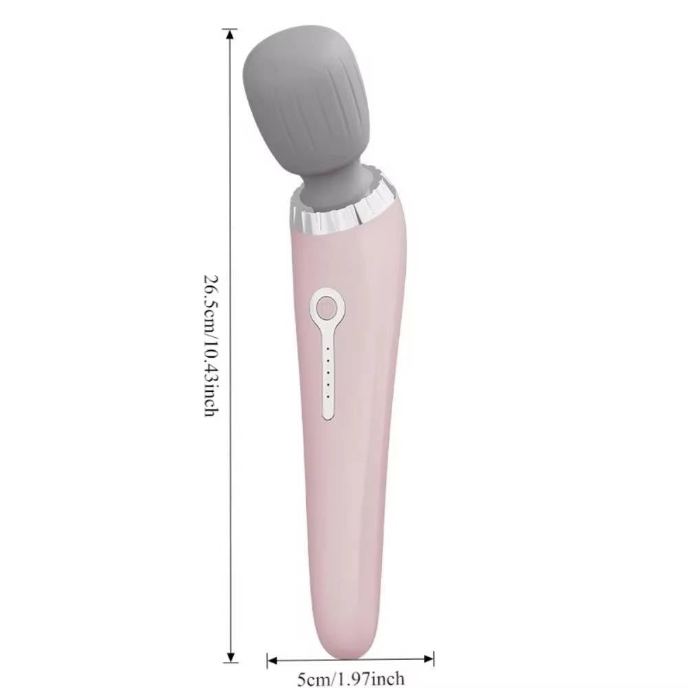 Portable Handheld Massager, Cordless 5 Speed USB Rechargeable Wand Massager for Back, Neck and Legs