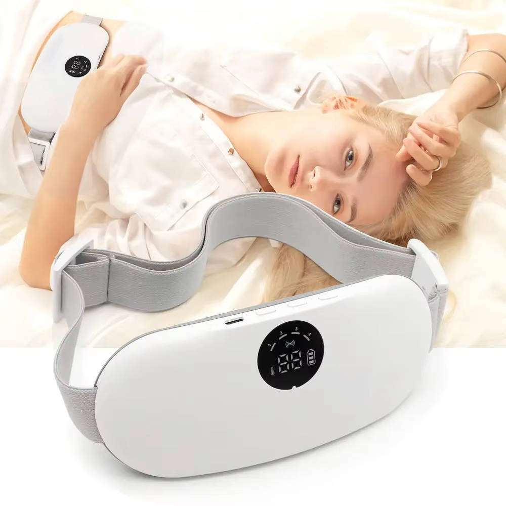 Portable Heating Pad with 3 Heat Levels and 8 Massage Modes