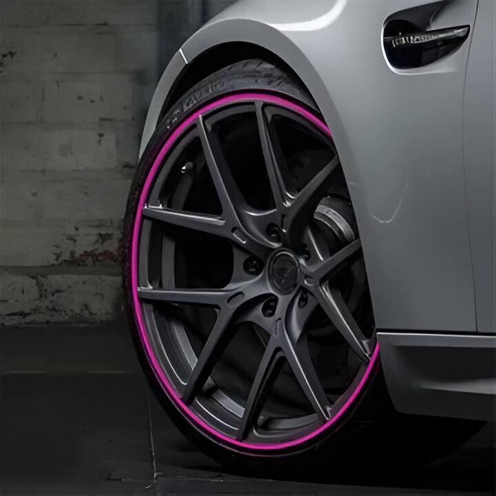 Wheel Rim Protective Strip with Adhesive Backing and Booster, 8 Meter Roll