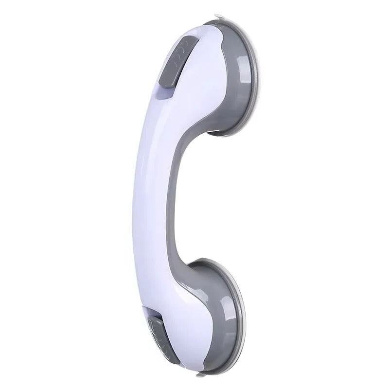 Suction Cup Grab Bar for Shower Tub and Toilet with Locking Latches