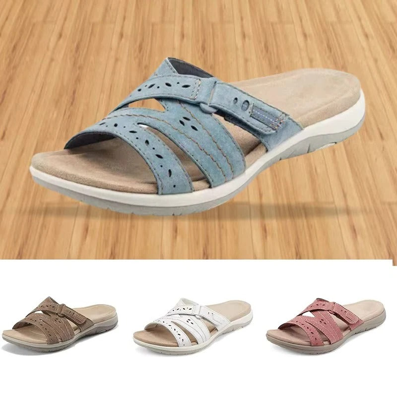 Adjustable Summer Sandals with Arch Support and Strap for Women
