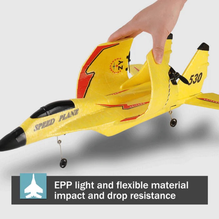 LED RC Glider Aircraft SU35 and SU57, 2.4GHz Remote Control