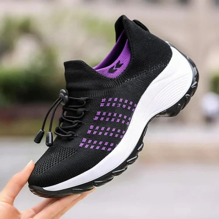 Supportive Sneakers with Wide Toe Box