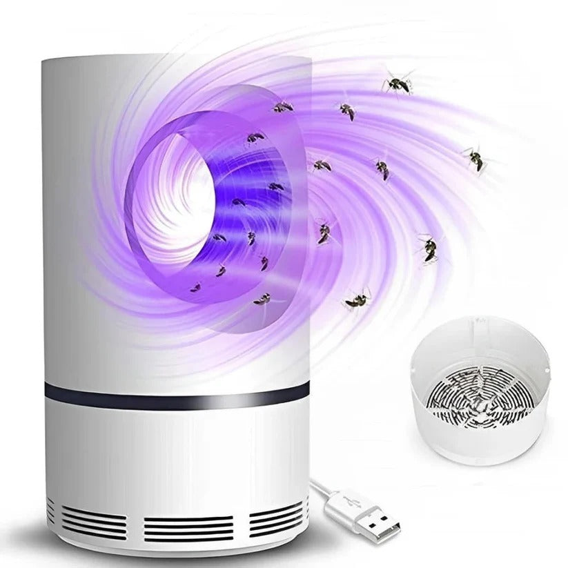 USB Powered Insect Trap with UV Light and Removable Tray