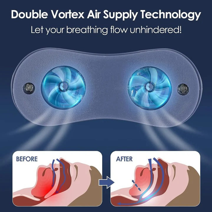 Hoseless Sleep Airflow Device with Rechargeable Battery