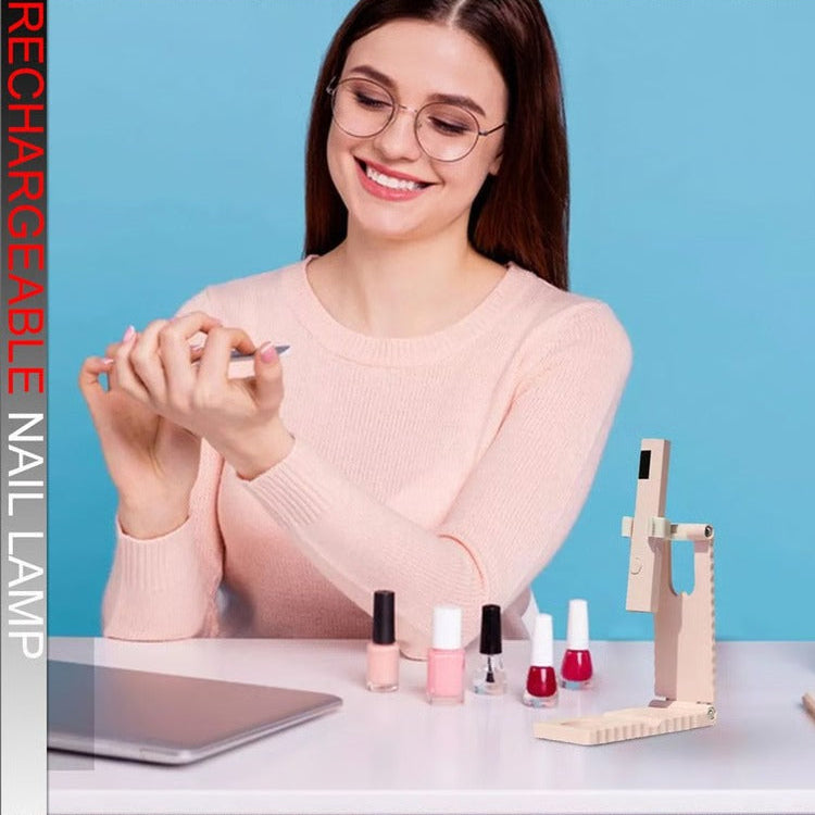 Portable UV Nail Light with Rechargeable Battery