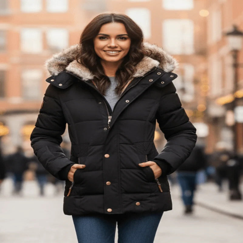 Winter Puffer Outerwear and Parka Jacket for Women