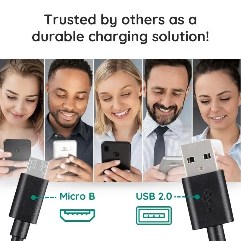 10 Ft USB Charging Cable with Extended Length