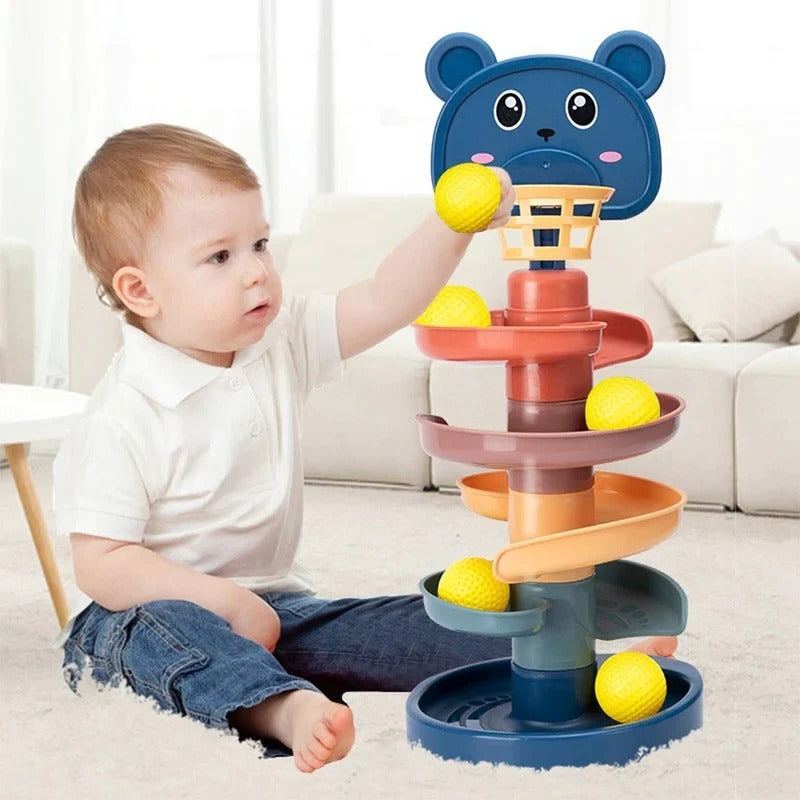 Interactive Swirling Ball Drop Toy for Toddlers