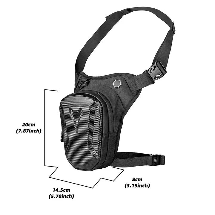 Motorcycle Thigh Bag with Adjustable Leg Strap