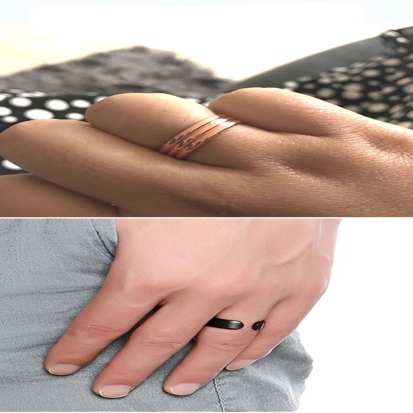 Adjustable Acupressure Style Ring for Nighttime Wear