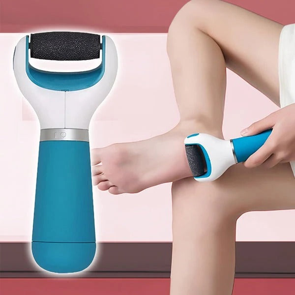 Rechargeable Electric Callus Remover with Rotating Head for Smooth Feet
