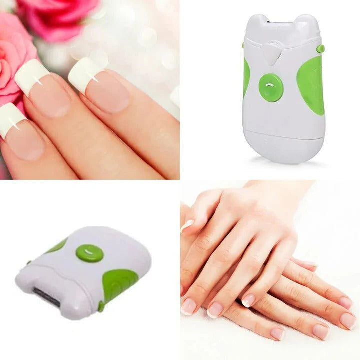Rechargeable Nail Clipper with LED Light Trim and File in One Tool