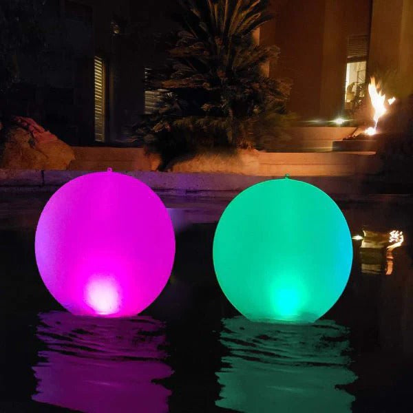 Waterproof Floating Pool Light with Inflatable Design