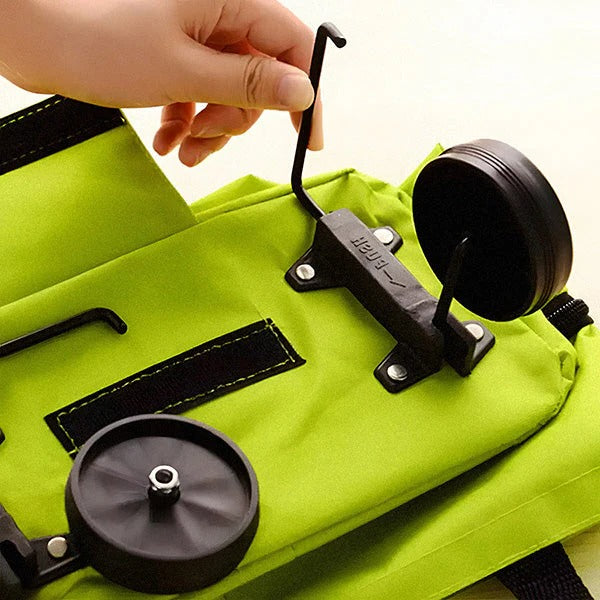 Foldable Grocery Cart with Collapsible Frame for Easy Storage