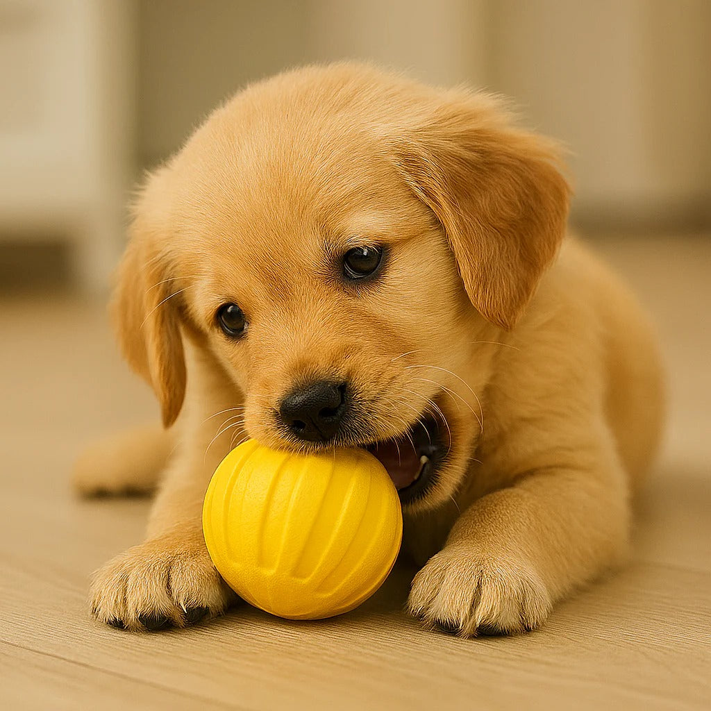 Durable Dog Training Ball and Chew Ring for Outdoor Fetch and Play