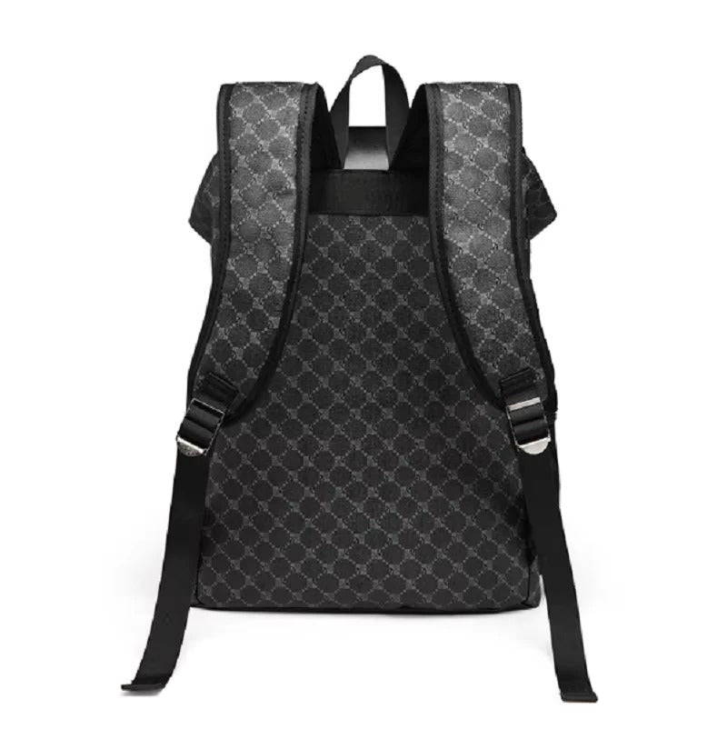 Leather Carry On Backpack with Padded Back and 15 Inch Laptop Fit
