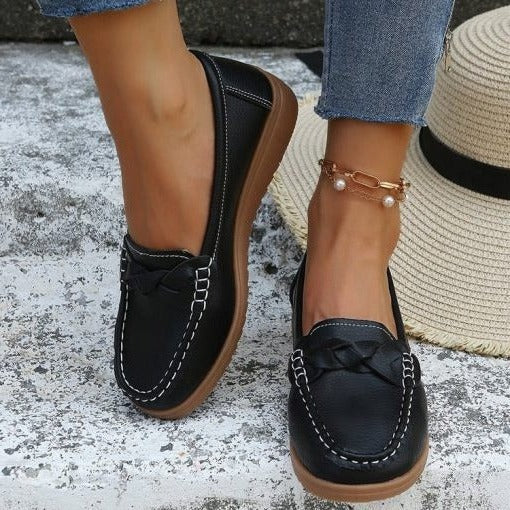 Womens Slip on Loafers with Cushioned Footbed and Anti Slip Sole