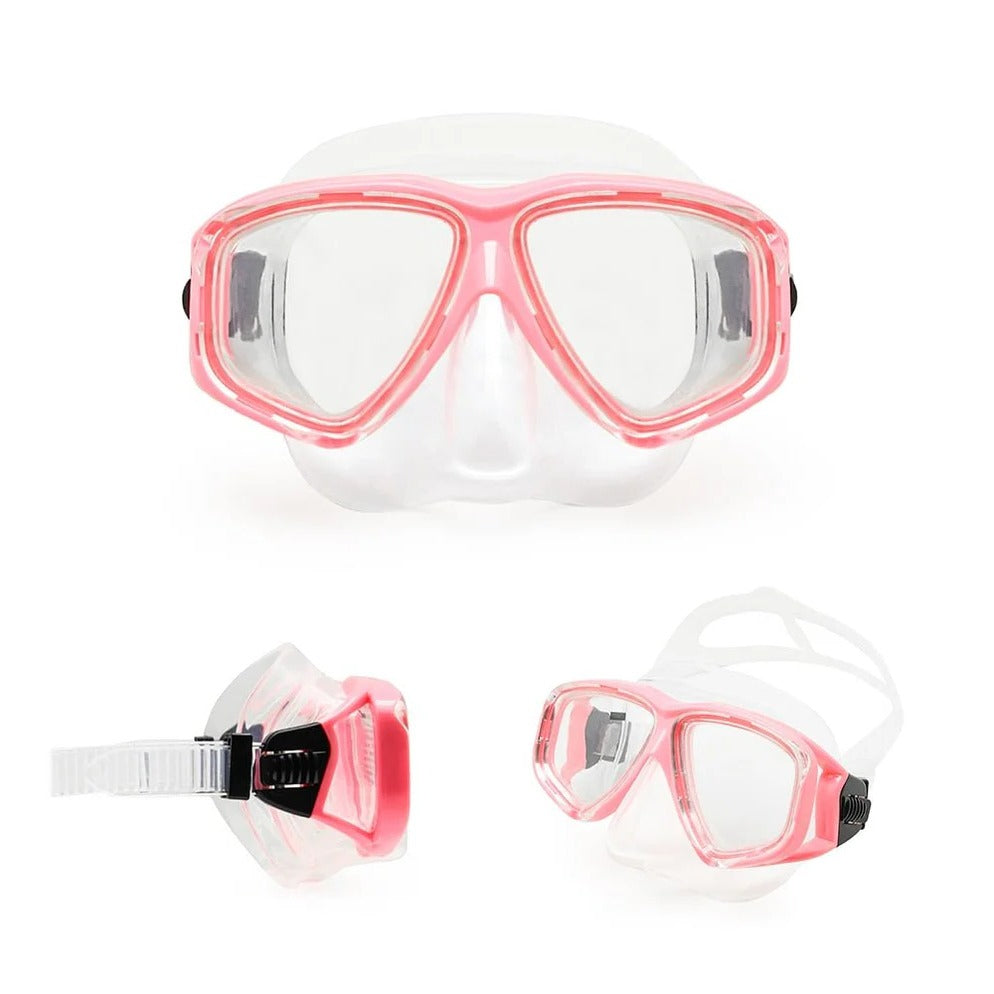 Tempered Glass Scuba Diving Mask with Adjustable Silicone Strap