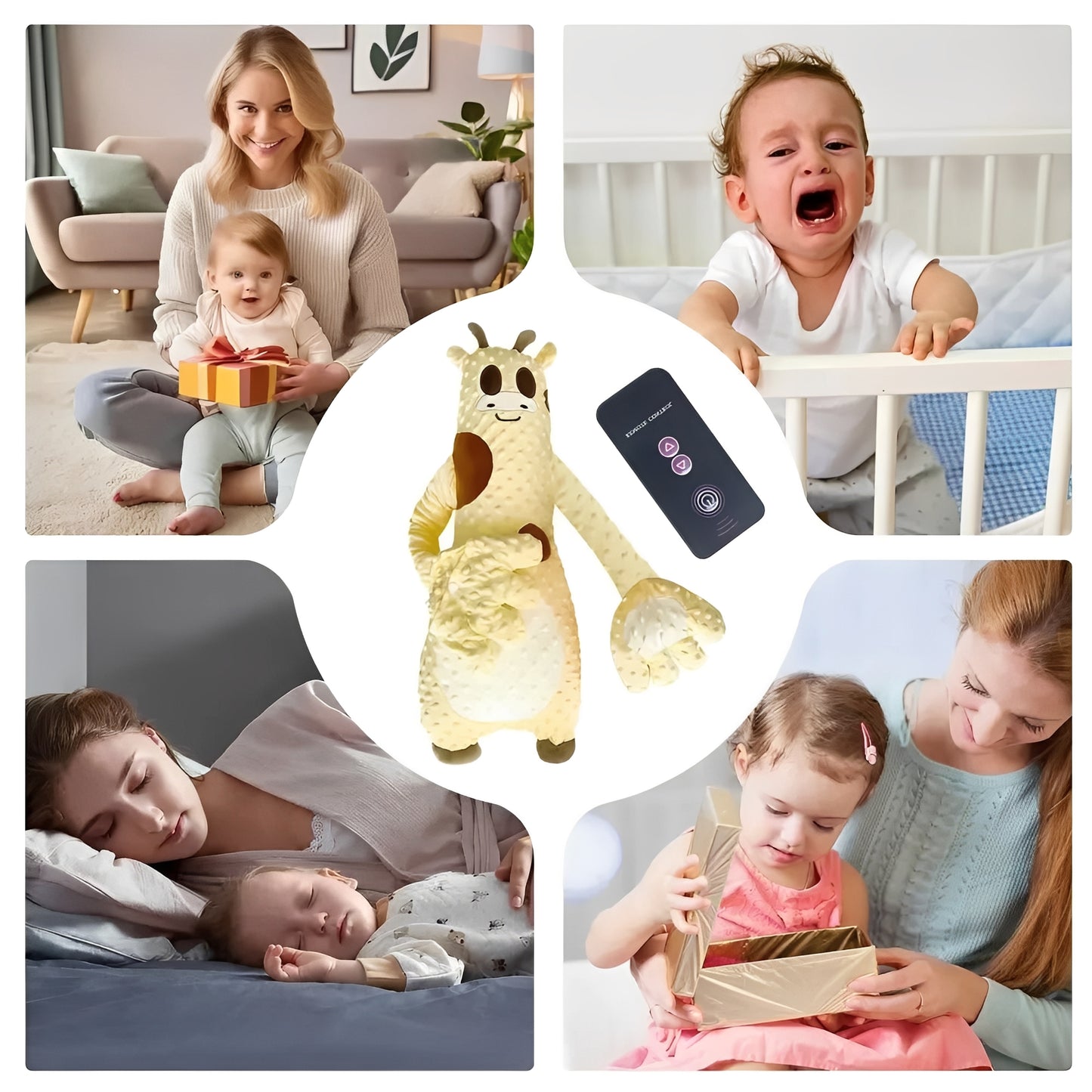 Motorized Baby Sleep Patter with Adjustable Tapping and Soft Touch