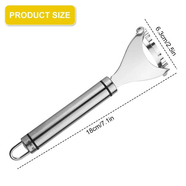 Stainless Steel Corn Kernel Remover with Comfort Grip for Cob Stripping