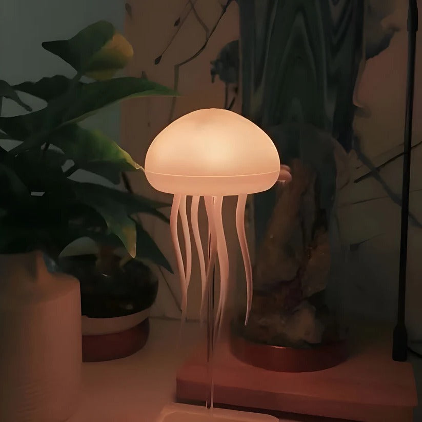 Color Changing LED Jellyfish Lamp with Voice Activation