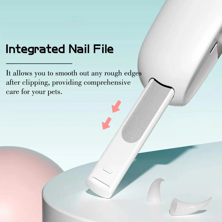 Pet Nail Trimmer with Stainless Steel Blades and Safety Guard