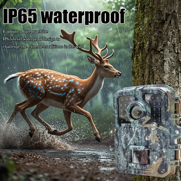 Outdoor Trail Camera with Night Vision Motion Detection and 1080P Video