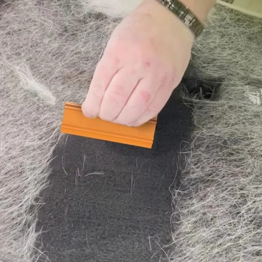 Reusable Pet Fur Remover with Ergonomic Handle for Carpets and Furniture