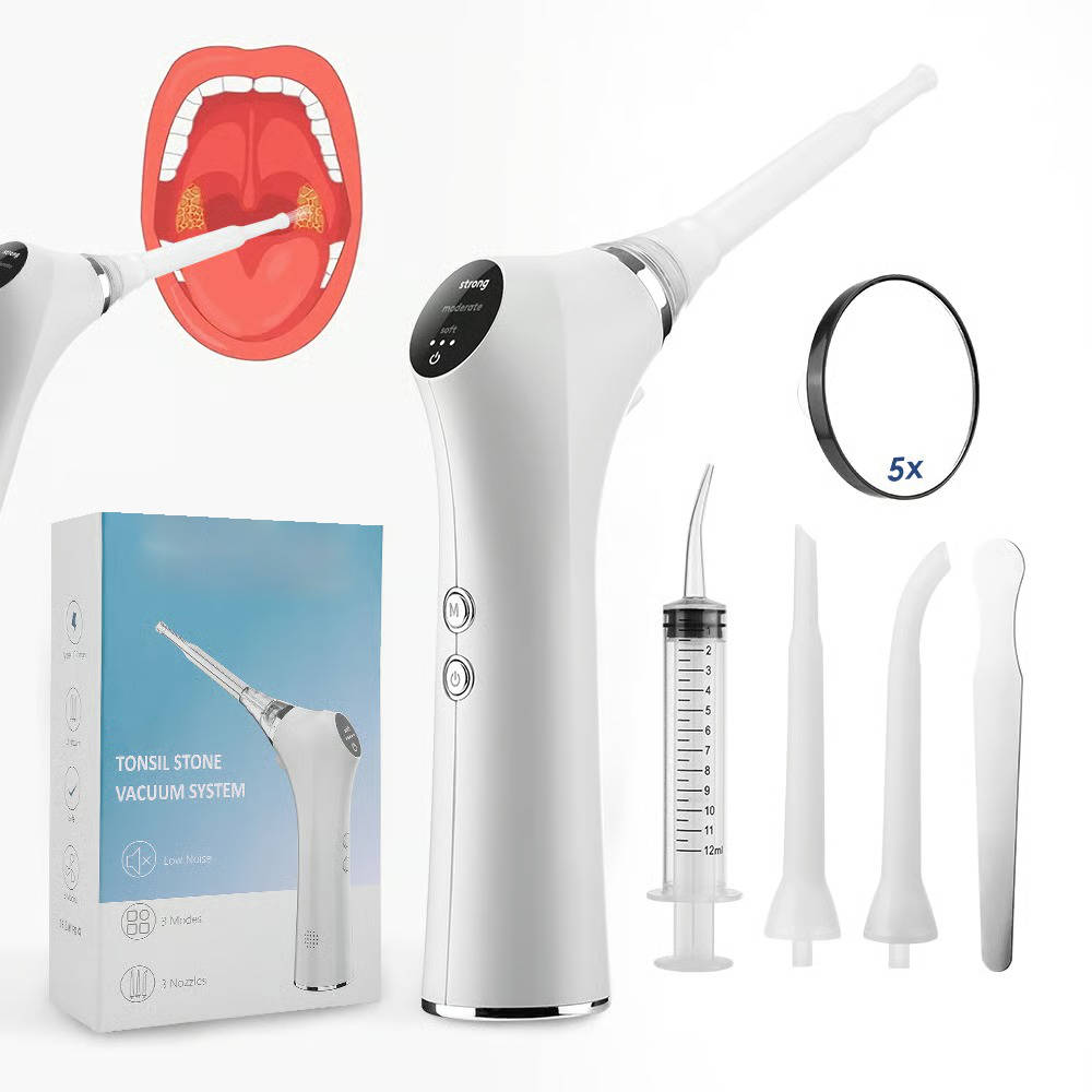 Rechargeable Oral Cleaning Tool with 3 Suction Levels
