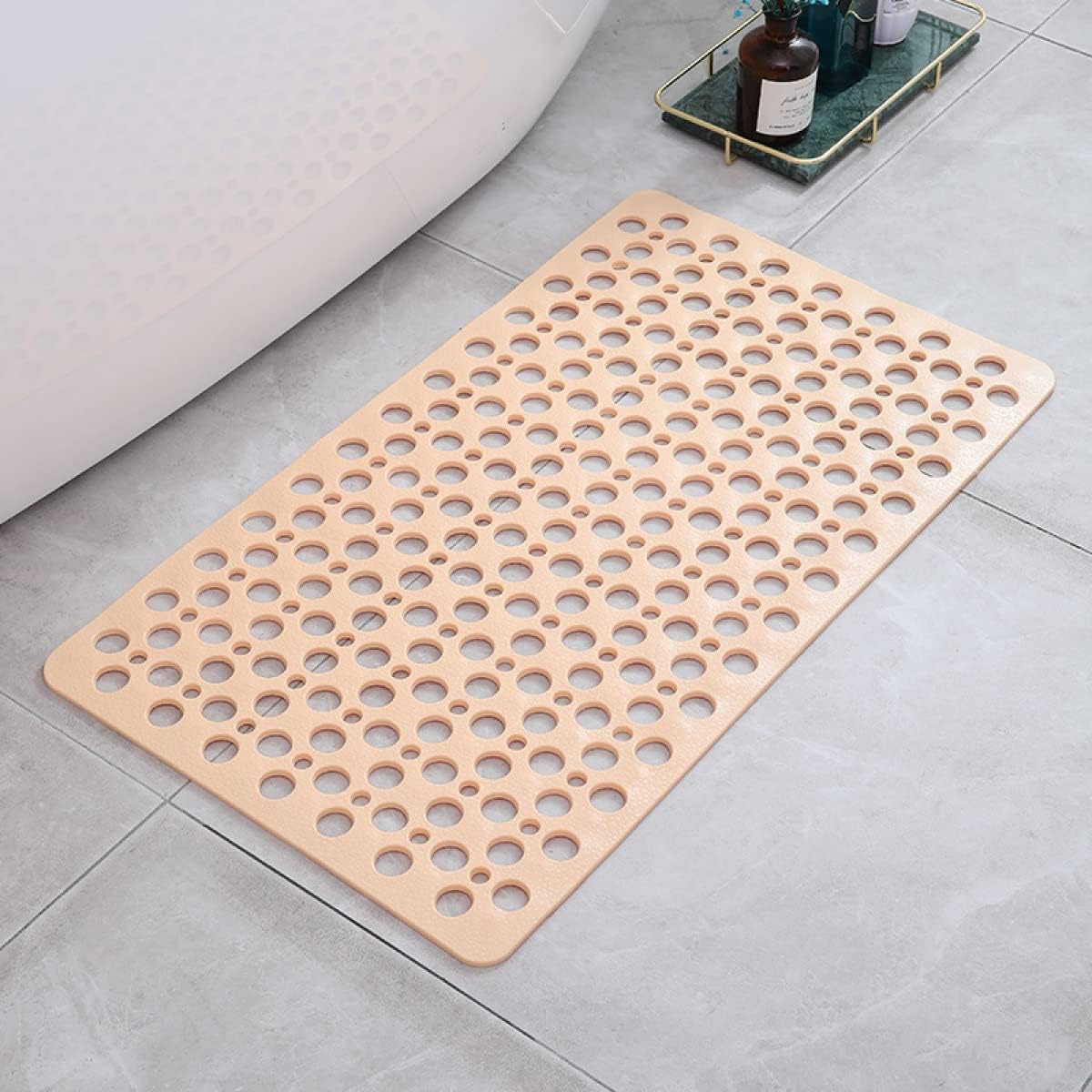 Slip Resistant Shower Mat with Textured Surface for Bathtubs and Showers