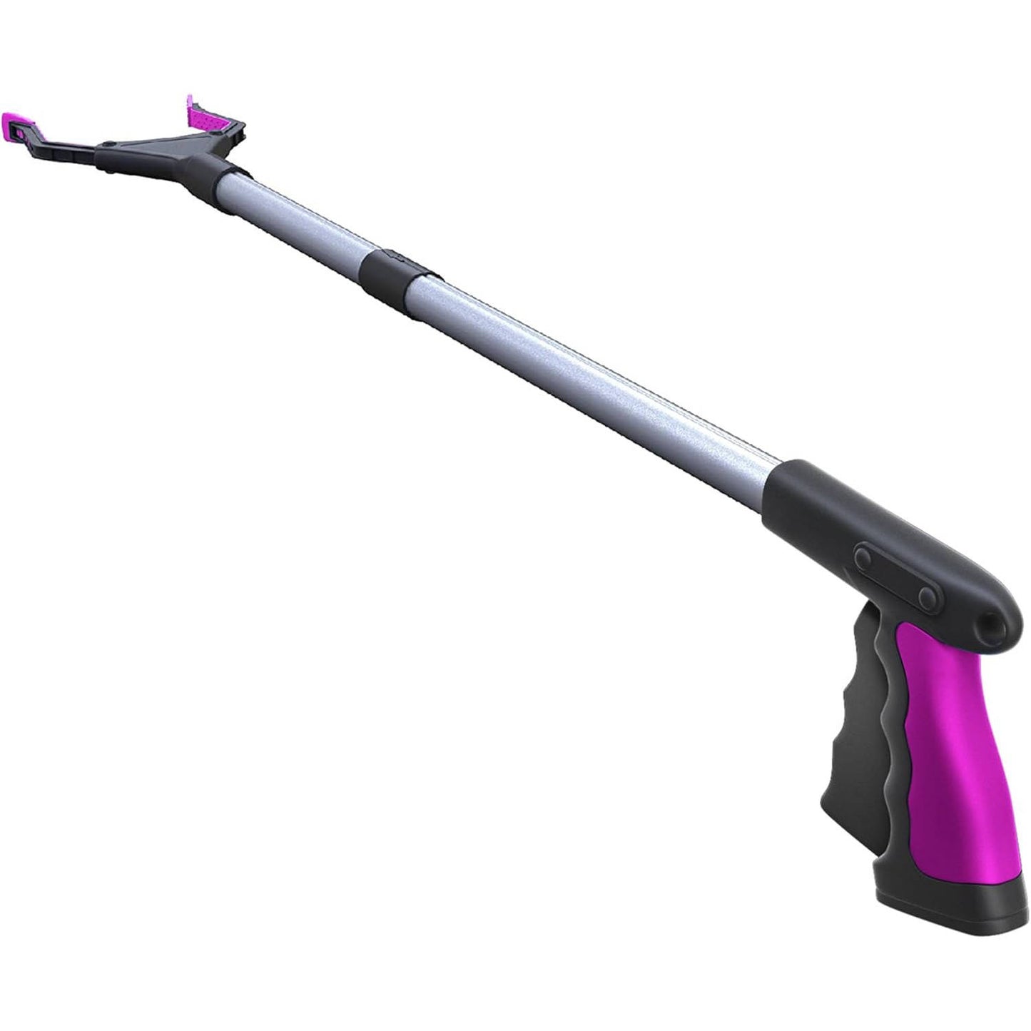 Grabber Reacher Tool with Wide Jaw Magnet and Foldable Handle