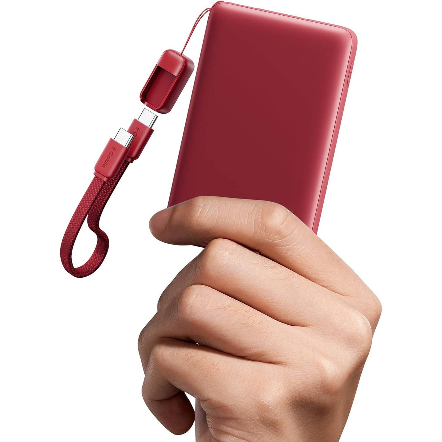 10000mAh Portable Charger with 45W Output and Built In USB-C Cable