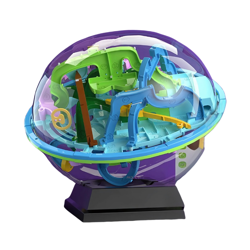Kids toy: a vibrant 3D maze puzzle ball promoting dexterity and brain-boosting fun for children